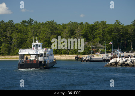 Foto von Washington Island Fähre Linien Door County Wisconsin August 2008 Stockfoto