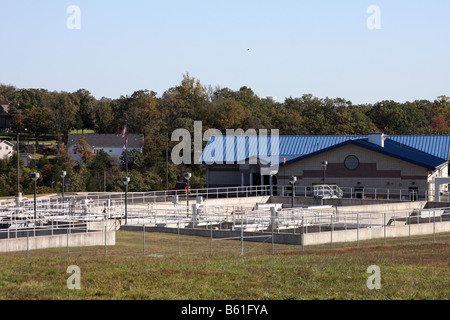 Die Stadt von Branson Missouri Abwasser Management Anlage Stockfoto