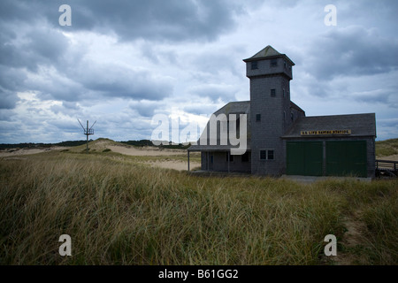 Hafen lebensrettende Bahnhof, Cape Cod Massachusetts, USA Stockfoto