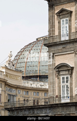 Kuppel der Galleria Umberto I, Neapel, Kampanien, Italien, Europa Stockfoto