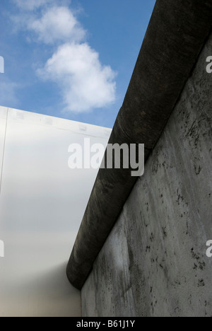 Berliner Mauer in der Bennauer Straße, Teil des Denkmals für den Bau der Berliner Mauer, Berlin Stockfoto