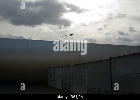 Berliner Mauer in der Bennauer Straße, Teil des Denkmals für den Bau der Berliner Mauer, Berlin Stockfoto