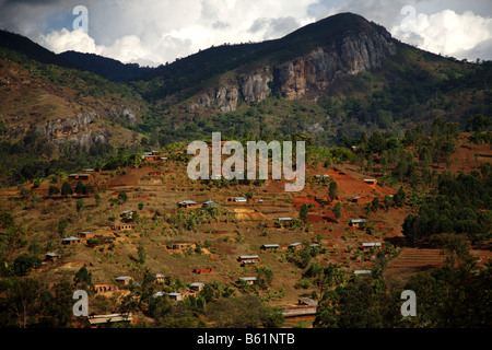 Granit-Usambara-Berge - Tansania, Ostafrika Stockfoto