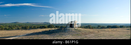 Portugal Alentejo, Fiesole, die Anta de Tapadão Dolmen Stockfoto