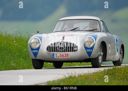 Mercedes Benz 300 SL W 194, erbaut im Jahre 1952, Prototyp aus dem Mercedes-Museum, angetrieben von Jochen Mass, Ennstal Classic 2008, Styr Stockfoto