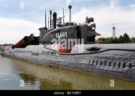 Maritimen Museum Peenemünde, stillgelegt, Russische u-Boot U461, Insel Usedom, Mecklenburg-Vorpommern, Ostsee, G Stockfoto