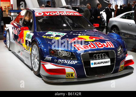 Audi A4 DTM, Deutsche Tourenwagen Masters, von Mattias Ekstroem, Messe Stuttgart, Baden-Württemberg, Deutschland, Europa Stockfoto