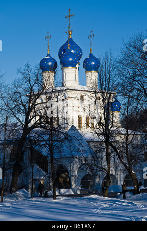 Kirche der Gottesmutter von Kasan in Kolomenskoje Immobilien, Moskau, Russland Stockfoto