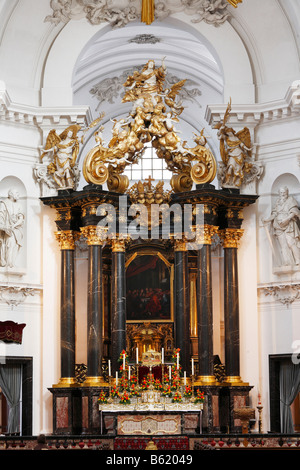 Der Hauptaltar im Dom, Fulda, Rhön, Hessen, Deutschland, Europa Stockfoto