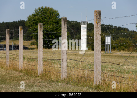 Ehemaligen DDR/DDR-Grenze, Grenzmuseum Point Alpha, Rasdorf/Geisa, Rhön, Thüringen, Deutschland, Europa Stockfoto