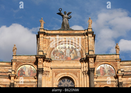 Detail der Maximilianeum, Sitz des Bayerischen Landtags, München, Oberbayern, Deutschland, Europa Stockfoto