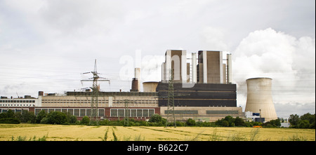 Kraftwerk der RWE Energy AG Weisweiler, Nordrhein Westfalen, Deutschland, Europa Stockfoto