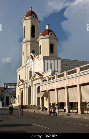 Cathedrale De La Konzeption schmÃ¼cken, Kathedrale der Unbefleckten Empfängnis am Parque Jose Marti in Cienfuegos, Kuba, karibisc Stockfoto