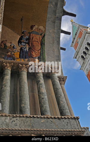 San Marco Basilica, Detail, Venedig, Italien, Europa Stockfoto