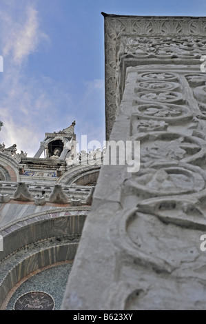 San Marco Basilica, Detail, Venedig, Italien, Europa Stockfoto