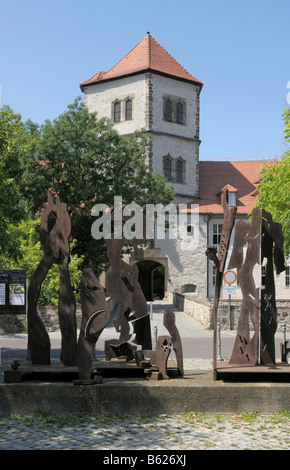 Schloss Moritzburg, Halle/Saale, Sachsen-Anhalt, Deutschland, Europa Stockfoto