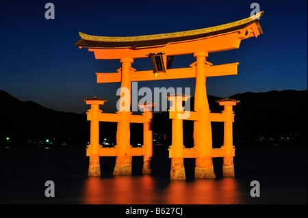 Floating Gate, Miyajima Cho, Hatsukaichi, Präfektur Hiroshima, Japan Stockfoto