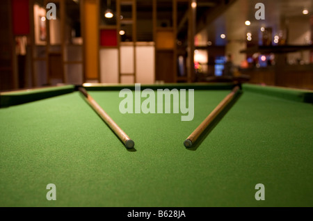 Billardtisch Stockfoto
