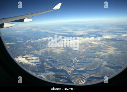 Mongolei, gesehen aus der Luft Altai-Gebirge Stockfoto