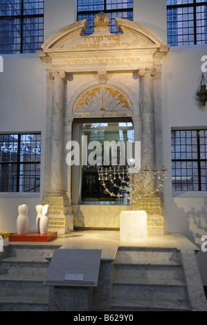 Jüdisches Geschichtsmuseum, Interieur, Jonas Daniel Meijerplein 2-4, Amsterdam, Niederlande, Europa Stockfoto