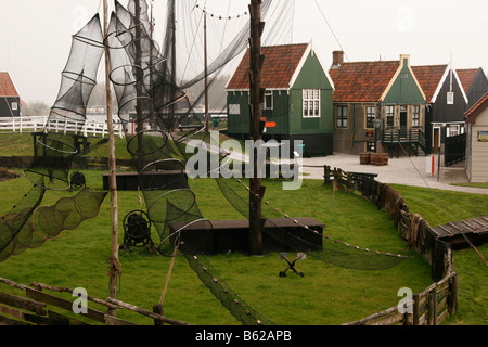 Buiten Museum der Zuidersee-Museum, ein Freilichtmuseum auf See Ijssel in Enkhuizen, Niederlande, Europa Stockfoto