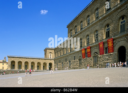 Palazzo Pitti, Florenz, Florenz, Toskana, Italien, Europa Stockfoto