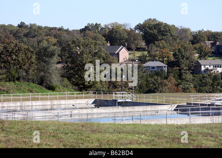 Die Stadt von Branson Missouri Abwasser Management Anlage Stockfoto