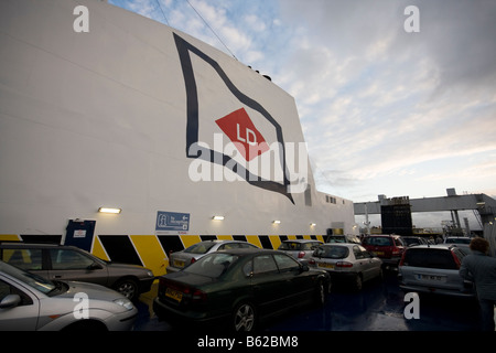 LD Linien kreuzen Kanal-Fähre, die Norman Voyager, neueste in der Flotte Stockfoto