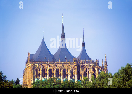 TSCHECHISCHE REPUBLIK CAHEDRAL ST BARBARA KUTNA HORA Stockfoto