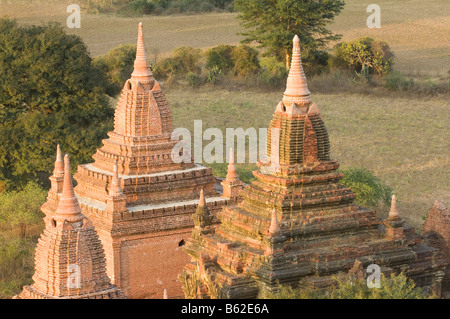 Tempel und Pagoden, Bagan, Myanmar Stockfoto