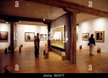 Ausstellenden amerikanische Kunst in einer Mühle aus dem 19. Jahrhundert Schrot, Brandywine River Museum, Chadds Ford, Pennsylvania, USA Stockfoto