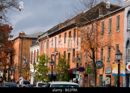 King Street Old Town Alexandria Virginia Stockfoto