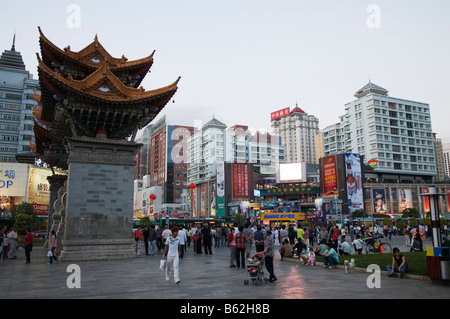 Kunming Stadtzentrum Yunnan china Stockfoto