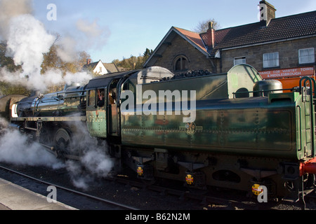 Grosmont Railway Station, Whitby, North Yorkshire Moors Railway, UK Stockfoto