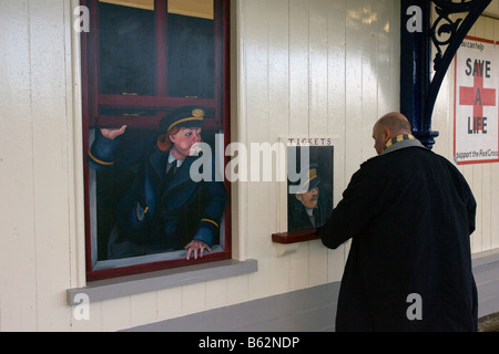 Invergordon Bahnhof, Invernesshire Schottland, Vereinigtes Königreich Stockfoto