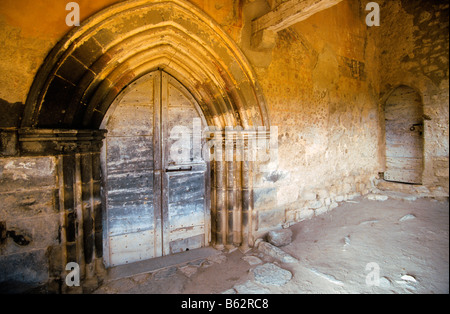 FRANKREICH-KAPELLE SAINT FLORET PUY DOME AUVERGNE FRANKREICH Stockfoto
