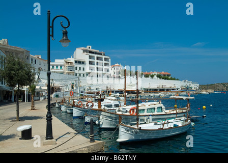 Hafen, Es Castell, Menorca, Balearen, Spanien Stockfoto