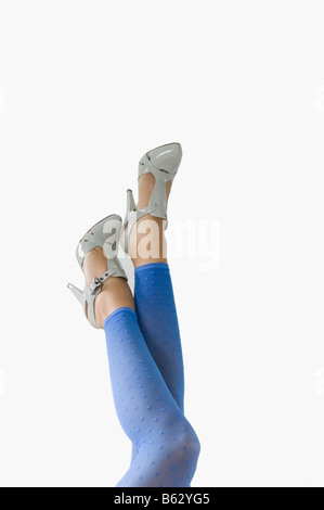 Nahaufnahme einer Frau Beine Stockfoto