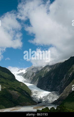 Franz Josef Gletscher, Südinsel, Neuseeland Stockfoto