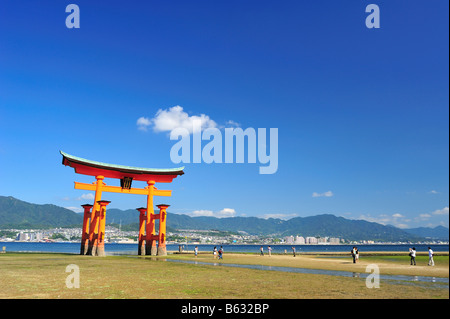 Floating Gate, Miyajima Cho, Hatsukaichi, Präfektur Hiroshima, Japan Stockfoto