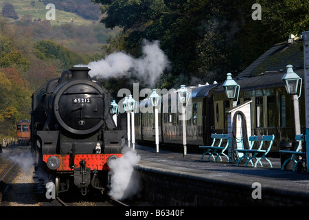 Grosmont Railway Station, Whitby, North Yorkshire Moors Railway, UK Stockfoto