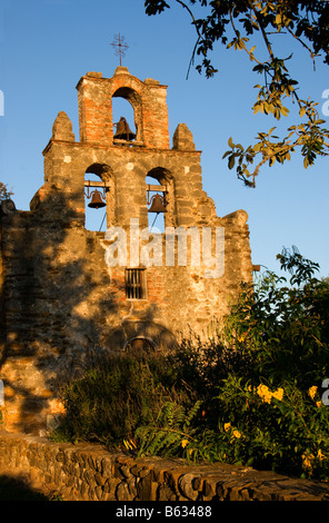 San Antonio Missionen, Espada (AKA Mission San Francisco De La Espada), State Historic Site im Morgenlicht Stockfoto