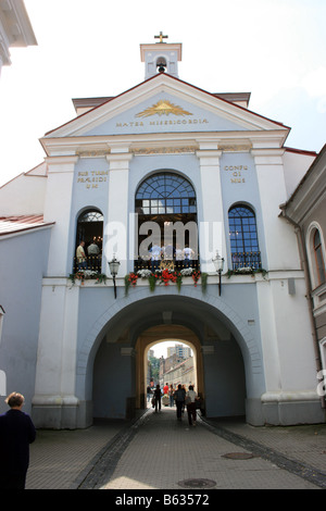 Die Kapelle von Dawn Gate, Vilnius, Litauen Stockfoto