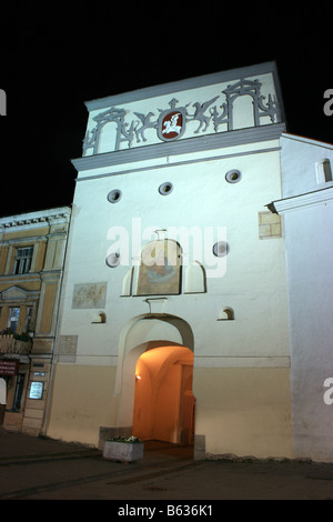 Dawn Gate aus dem Süden, Vilnius, Litauen Stockfoto