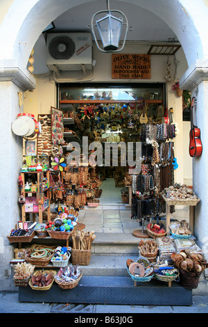 Holz-Shop Stockfoto