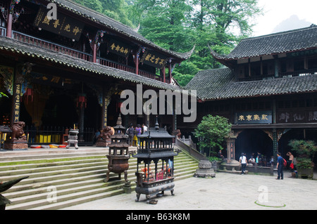 China Sichuan Dujiangyan Mt Qingcheng Unesco World Heritage site Stockfoto