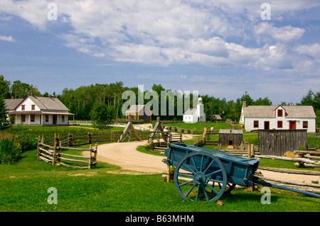 Die historischen Acadian Village New Brunswick, Kanada Stockfoto