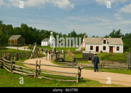 Die historischen Acadian Village New Brunswick, Kanada Stockfoto