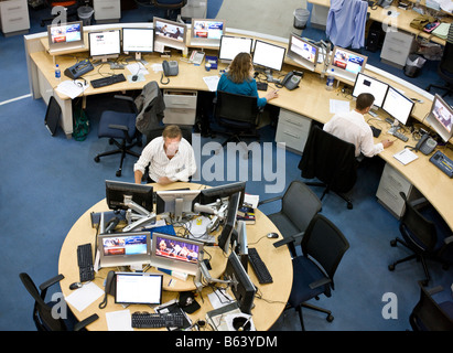 Al Jazeera zentrale englische Kabel TV-Studio, Doha, Katar Stockfoto