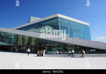 Oslo Opernhaus Stockfoto